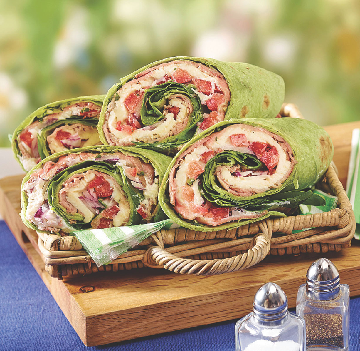 Balsamic Roast Beef Wraps recipe