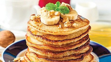 banana walnut pancakes recipe