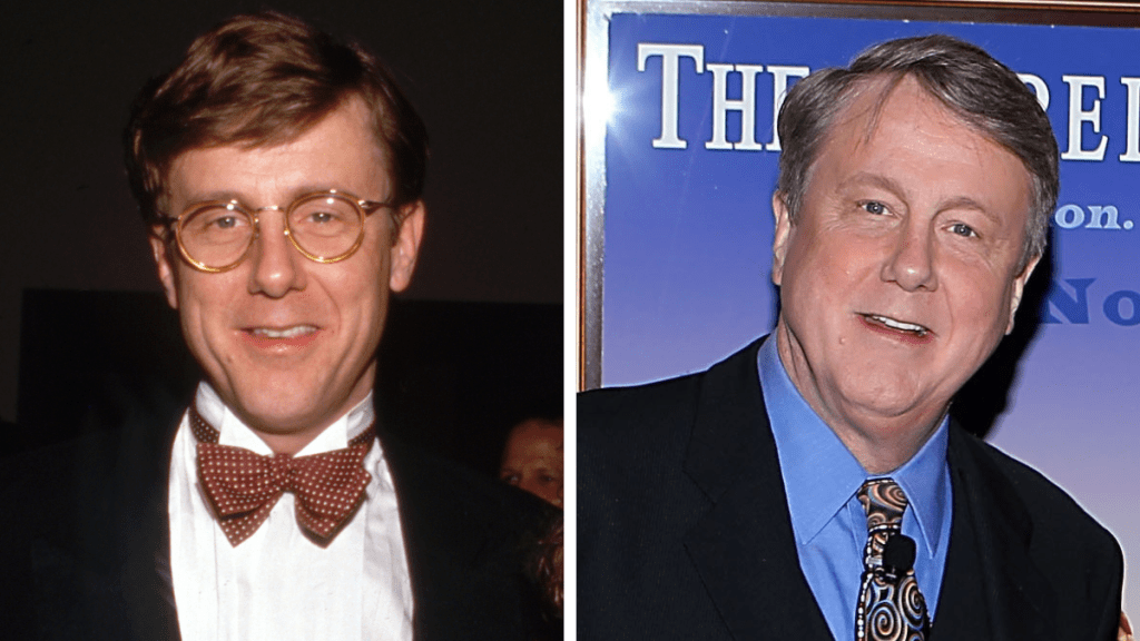 Harry Anderson from Night Court. Left: 1985; Right: 2011