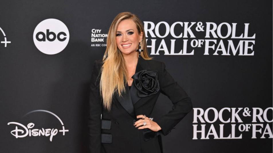 Carrie Underwoods Hair: Carrie Underwood arrives for the 38th Annual Rock & Roll Hall of Fame Induction Ceremony on November 3, 2023