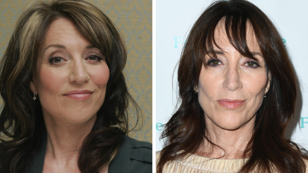 Katey Sagal from the Sons of Anarchy cast, Left: 2008; Right: 2019