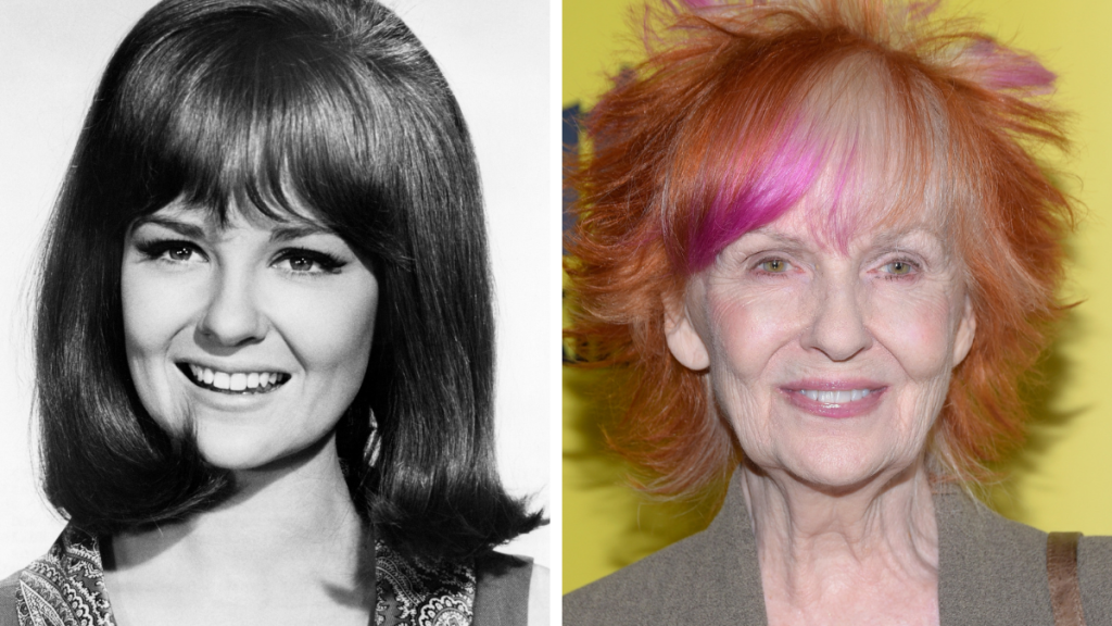 Shelley Fabares Left: 1966; Right: 2018