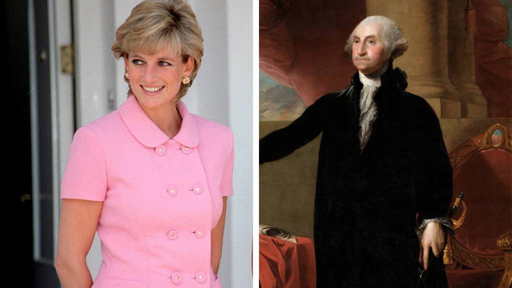 Princess Diana Facts, her and George Washington