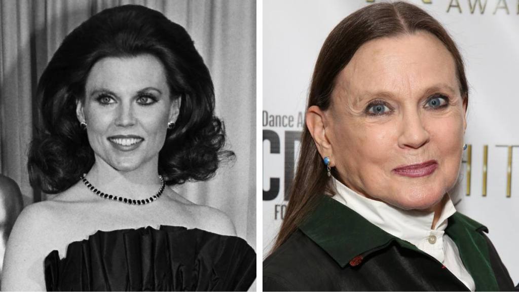 Ann Reinking as Grace Farrell in the cast of Annie 1982