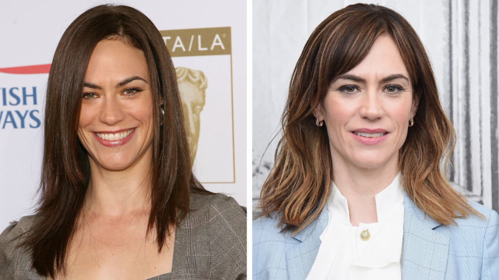 Maggie Siff Left: 2008; Right: 2019