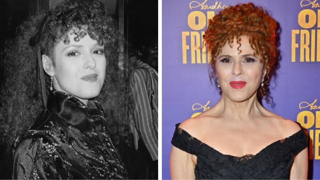 Bernadette Peters as Lily in the cast of Annie 1982