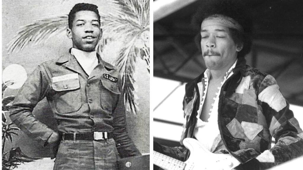 Jimi Hendrix (celebrities in the military)