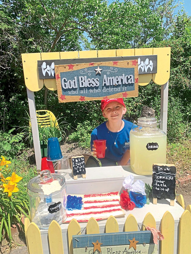 Shela and Andrew Gornik's daughter sells lemonade to raise money for Heroes Never Alone, Inc.