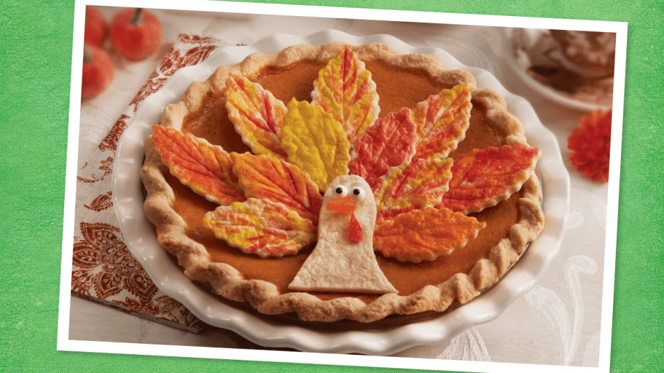 Gobble, Gobble Pumpkin Pie for Thanksgiving