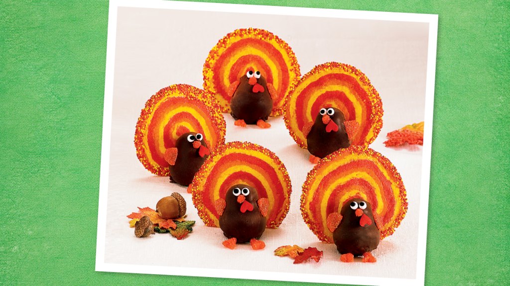 Cake Pop Turkey Cookies (Thanksgiving Cookies)