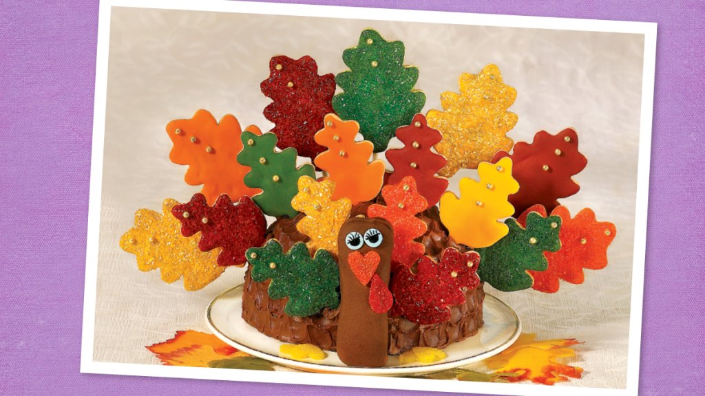 Turkey Cookie Cake (Thanksgiving Cookies)