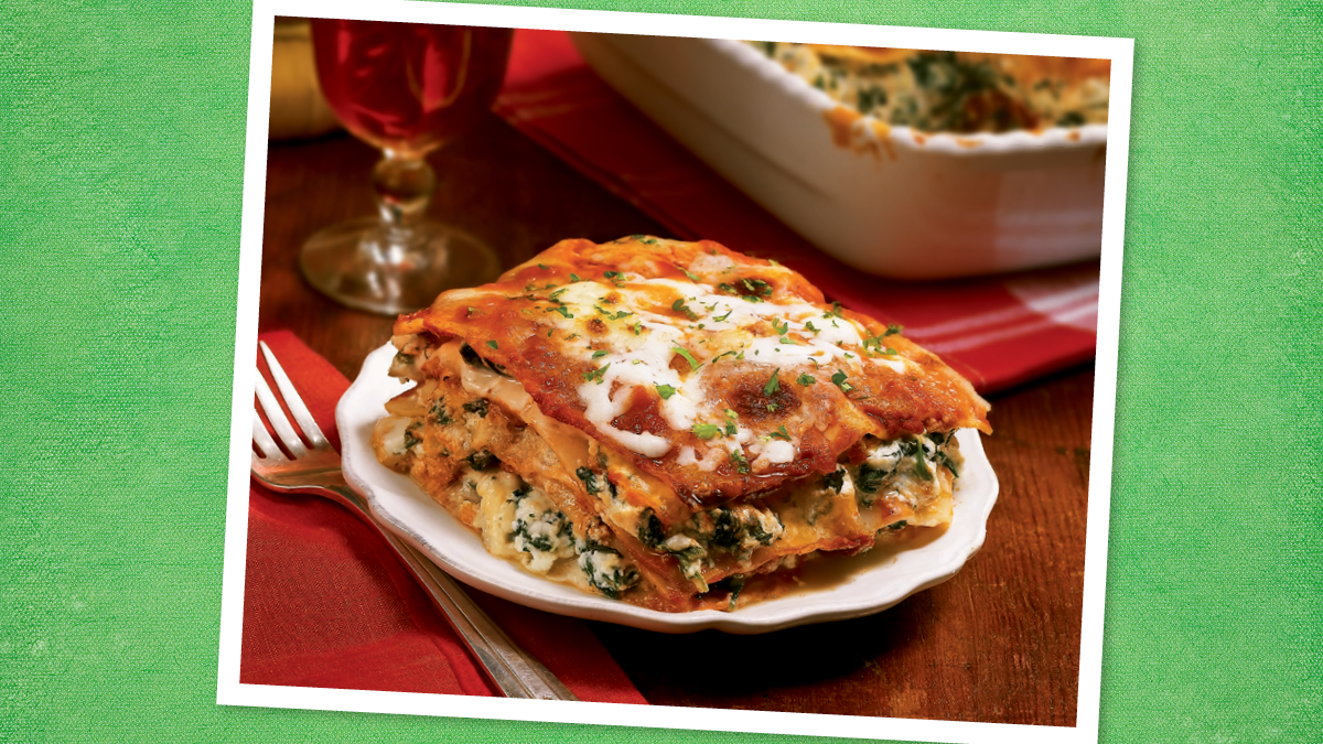 Turkey Vegetable Lasagna recipe using Thanksgiving leftovers