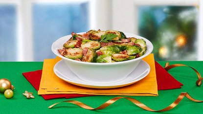 Flavor-Packed Brussels Sprouts with Pancetta Recipe Is the Perfect Side Dish