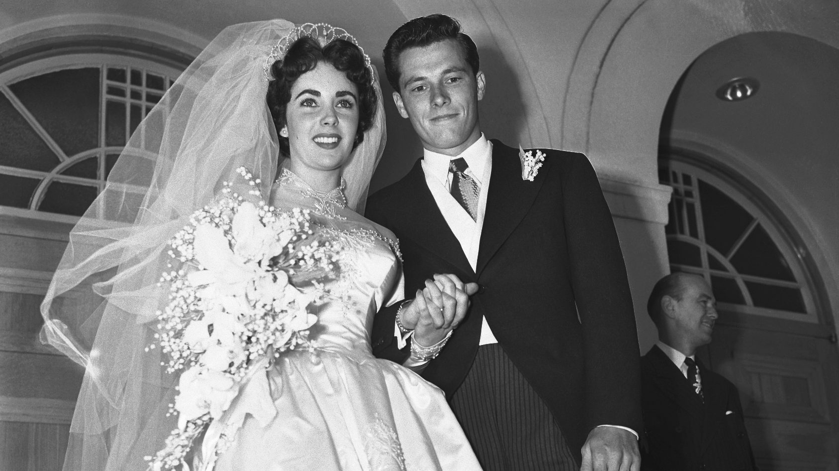Elizabeth Taylor's husbands and Conrad "Nicky" Hilton, 1950 