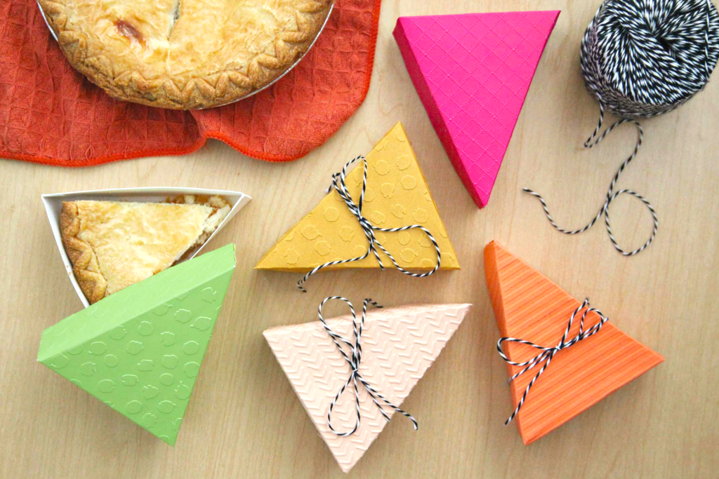 Pie party: To-go paper boxes for leftover pie slices
