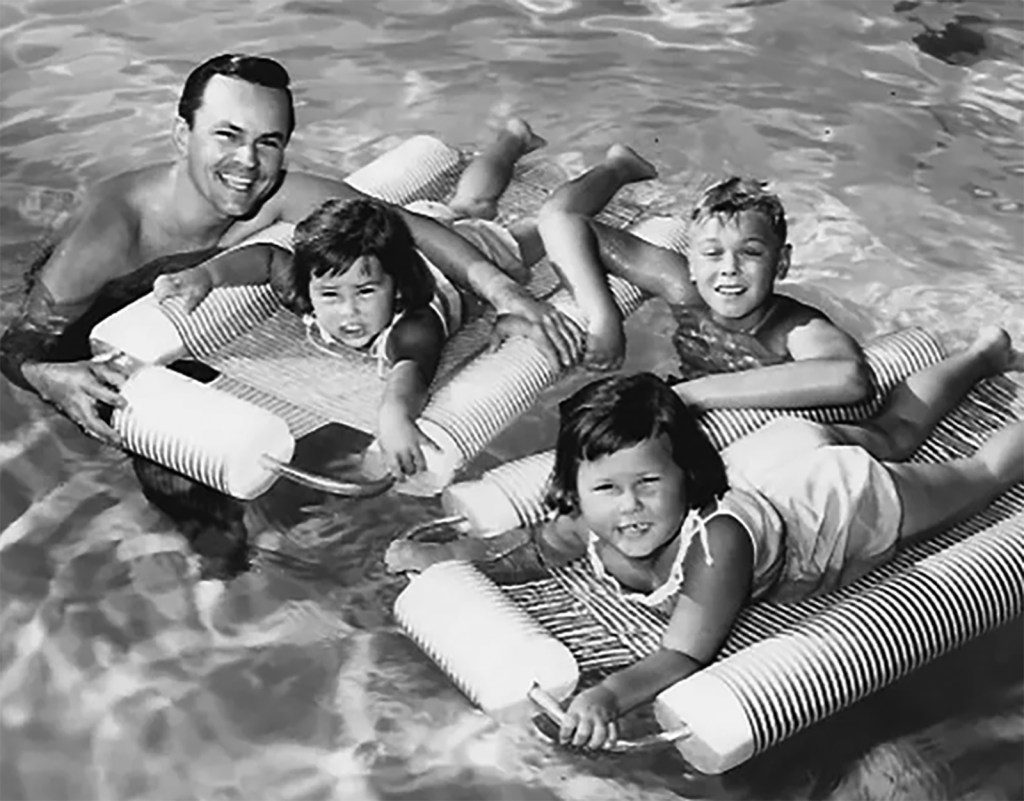 Bob Crane and his kids