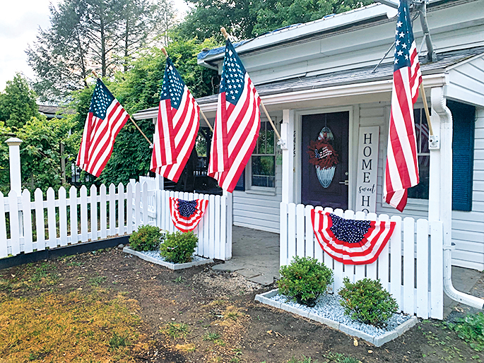 The renovated house building homes for veterans