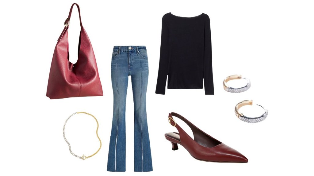 Thanksgiving outfit burgundy