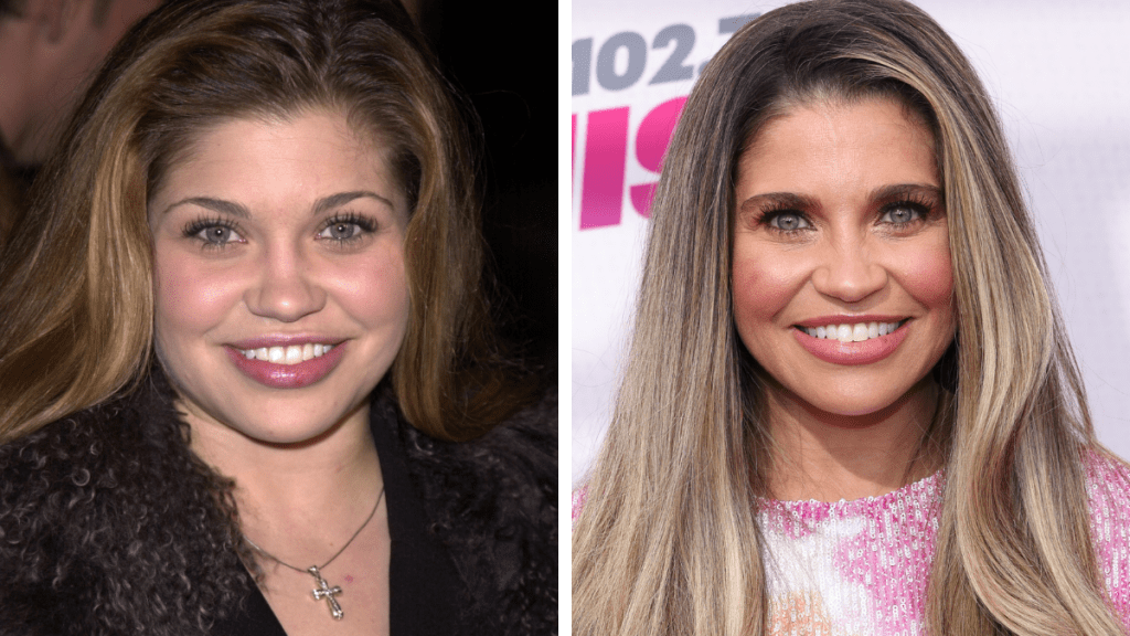 Danielle Fishel in 2000 and 2022