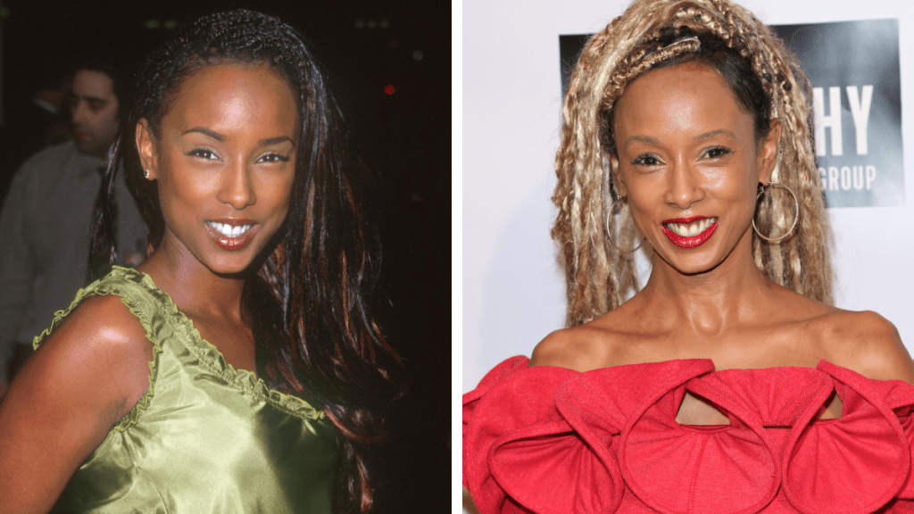 Trina McGee in 1999 and 2018 in the Boy Meets World cast 