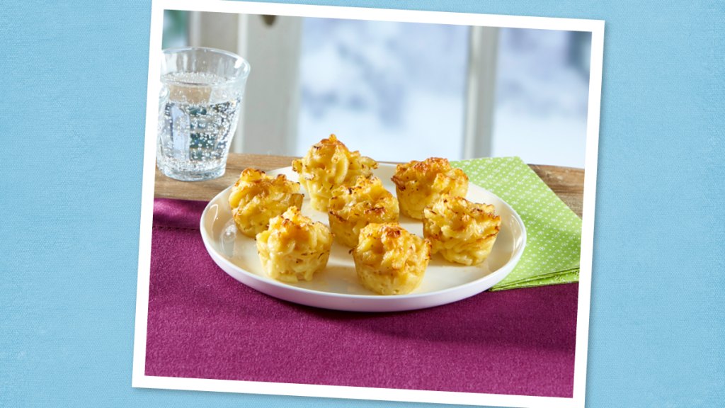 Cauliflower Mac ‘n’ Cheese Bites (Appetizers for Christmas)