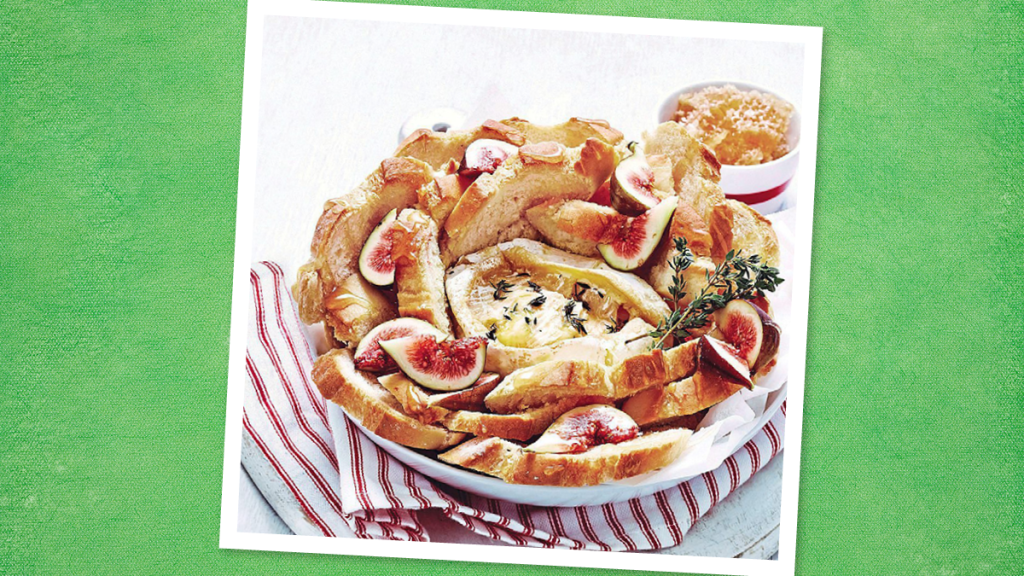 Baked Brie with Honey (Appetizers for Christmas)