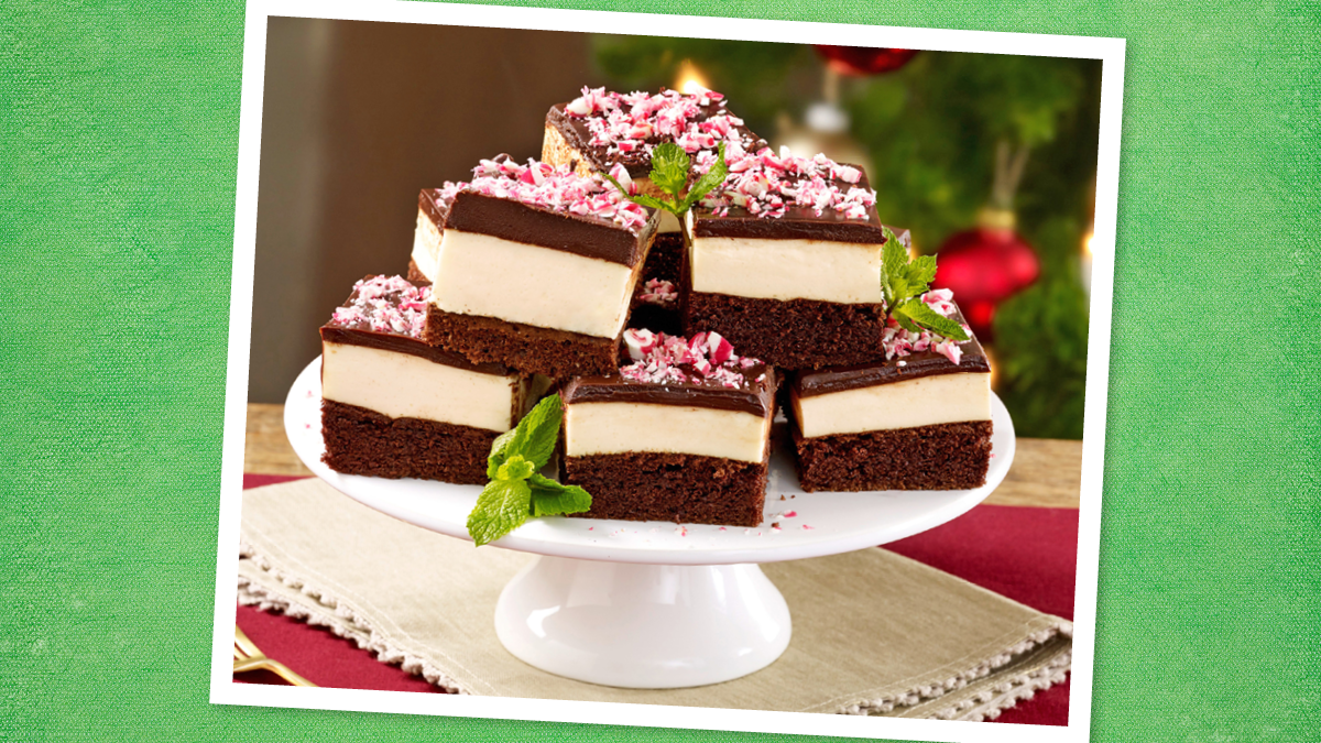 Christmas brownies: Fudgy Peppermint Bark Brownies