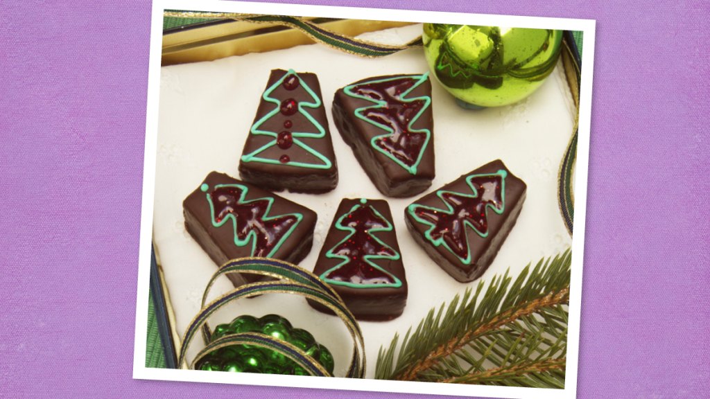 Fudgy Trees (Christmas brownies)