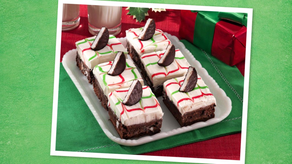 Peppermint Brownies (Christmas brownies)