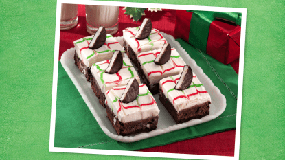 Peppermint Brownies (Christmas brownies)