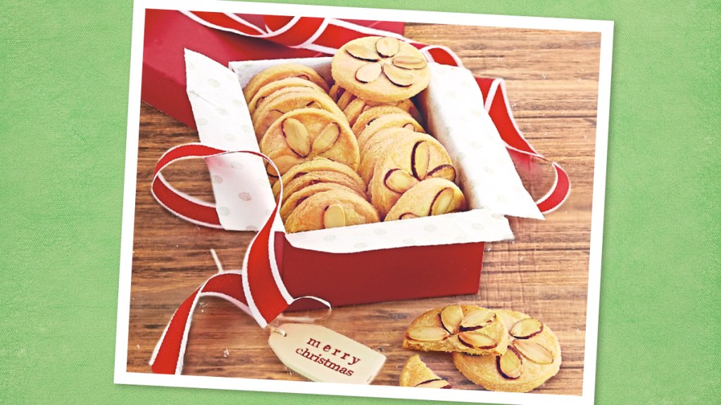 Almond Holiday Cookies (easy christmas cookie recipes with few ingredients)