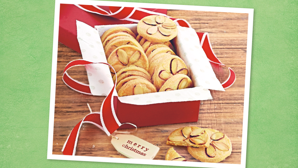 Almond Holiday Cookies (easy christmas cookie recipes with few ingredients)