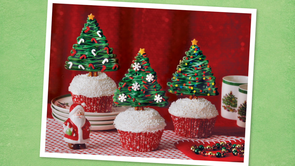 O’ Tannenbaum Cupcakes (christmas cupcakes)