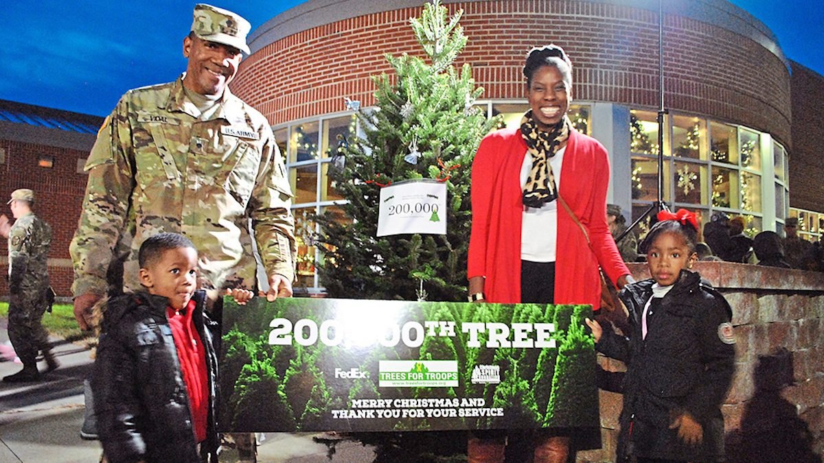 First Army Tree Trees for Troops Brings Holiday Cheer to Military Families | Woman's World