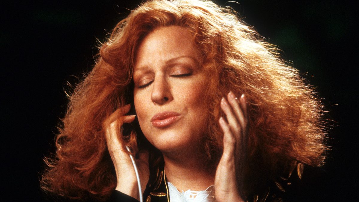 Bette Midler in a scene from Beaches, 1988