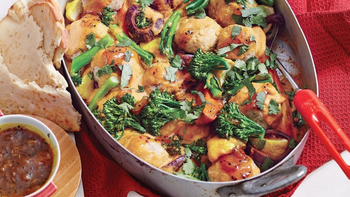 Chicken Meatball Bake Recipe