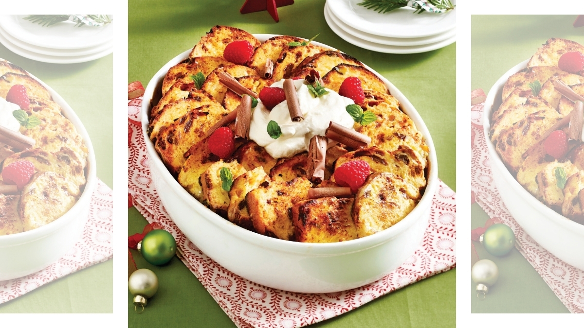 Pear Bread Pudding recipe