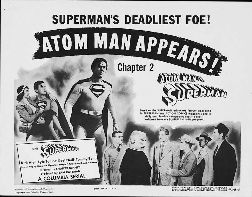 Atom Man vs. Superman lobby card