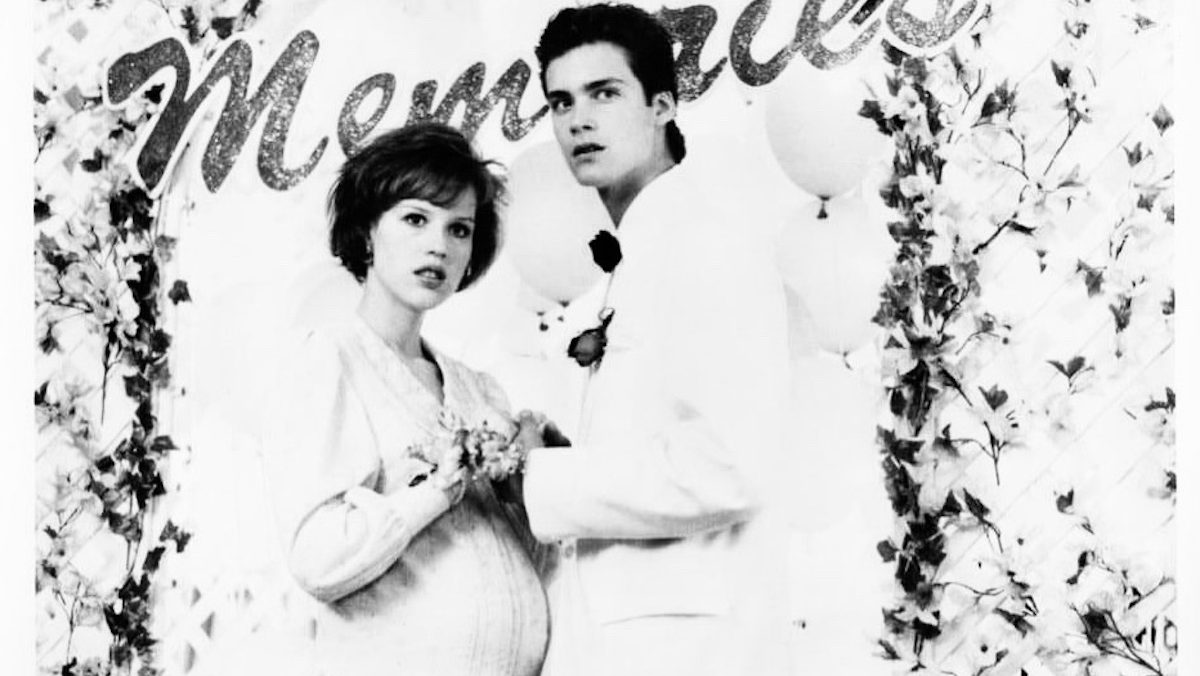 Molly Ringwald and Randall Batinkoff in For Keeps?, 1988