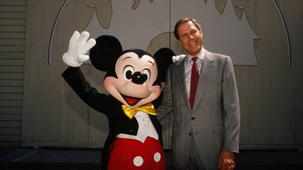 Michael Eisner and Mickey Mouse