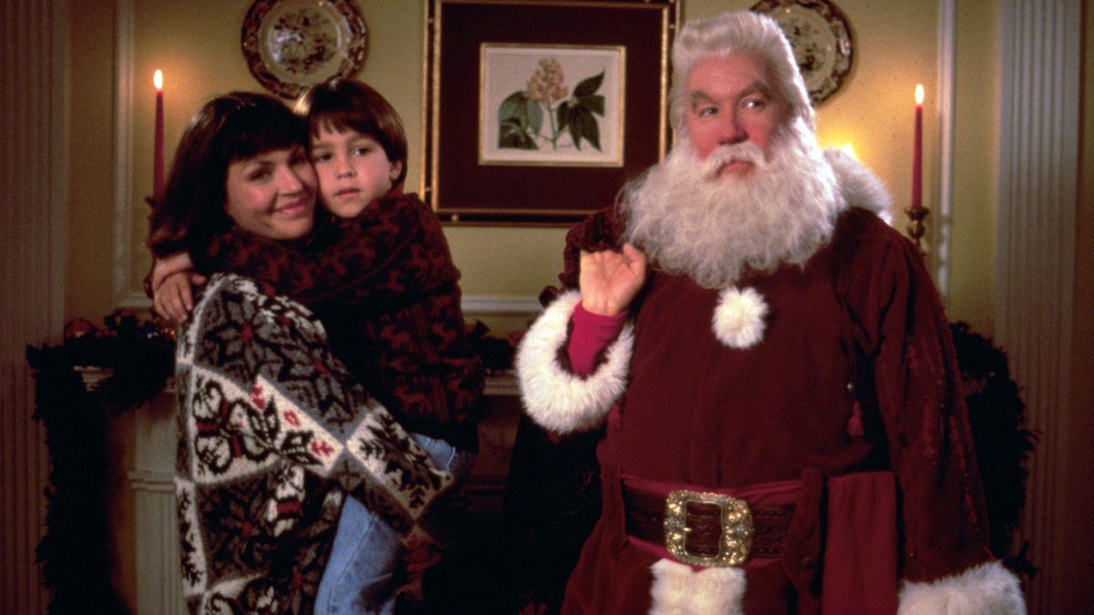 Wendy Crewson, Eric Lloyd and Tim Allen in 'The Santa Clause,' 1994