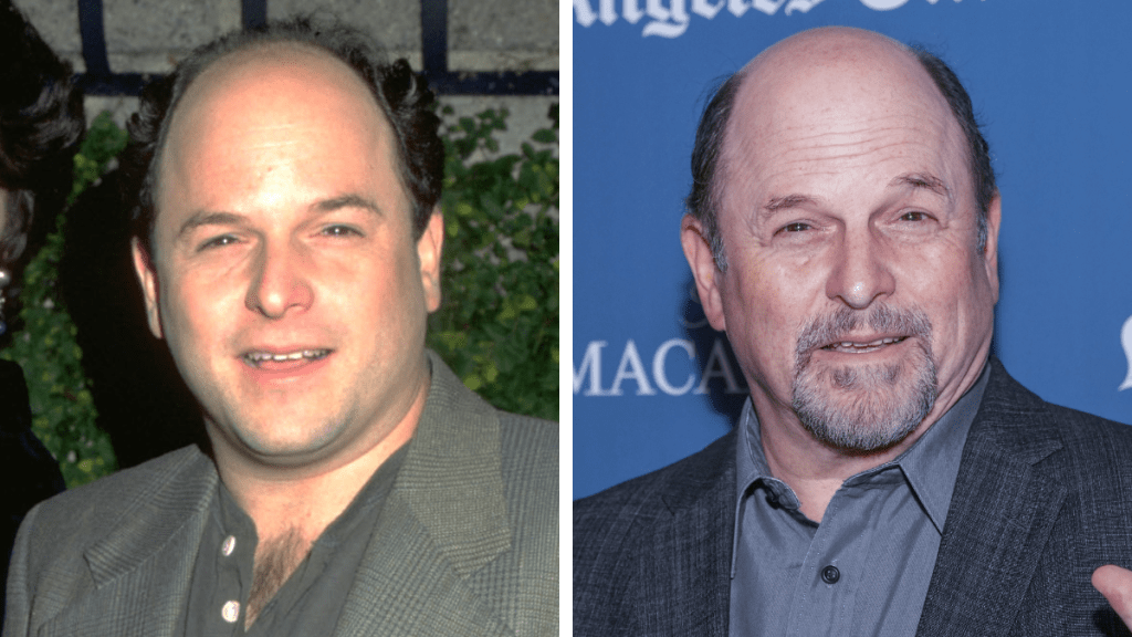 Jason Alexander in 1999 and 2023
