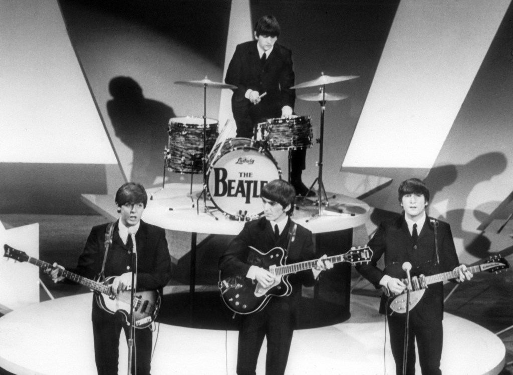 The Beatles trigger Beatlemania in the studio audience of The Ed Sullivan Show