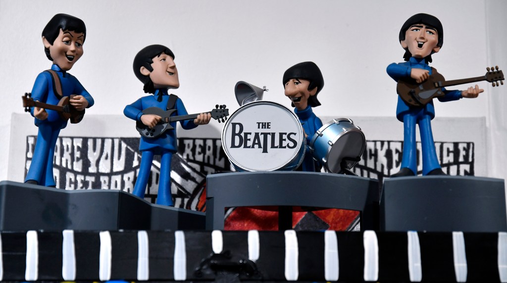The Beatles cartoon toys