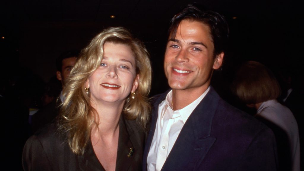 Rob Lowe and Sheryl Berkoff, 1991