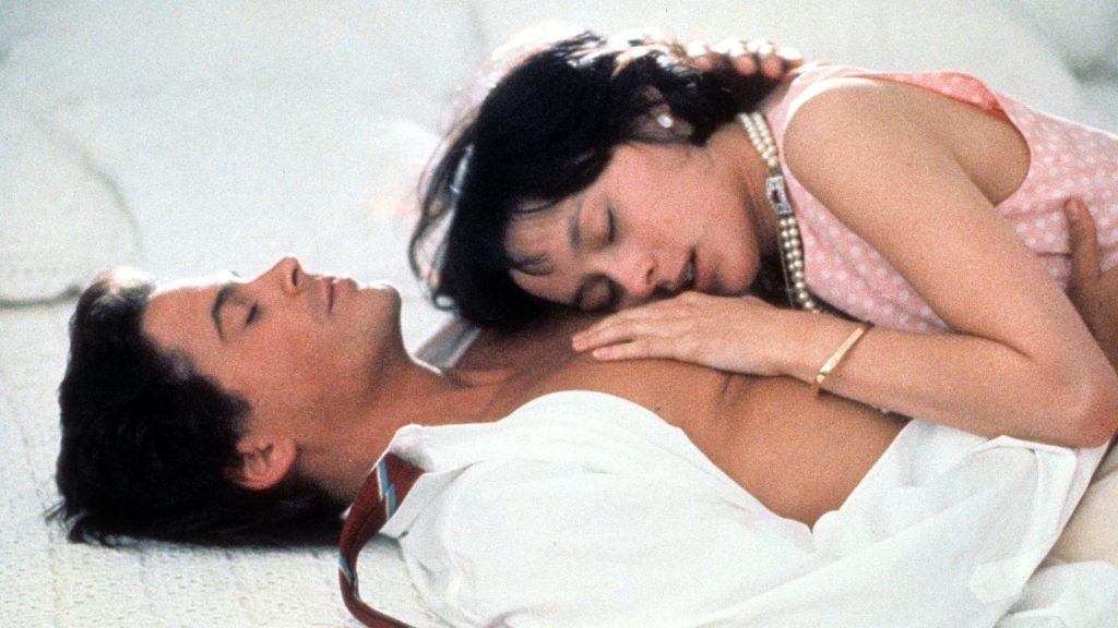 Rob Lowe and Meg Tilly, Masquerade, 1988