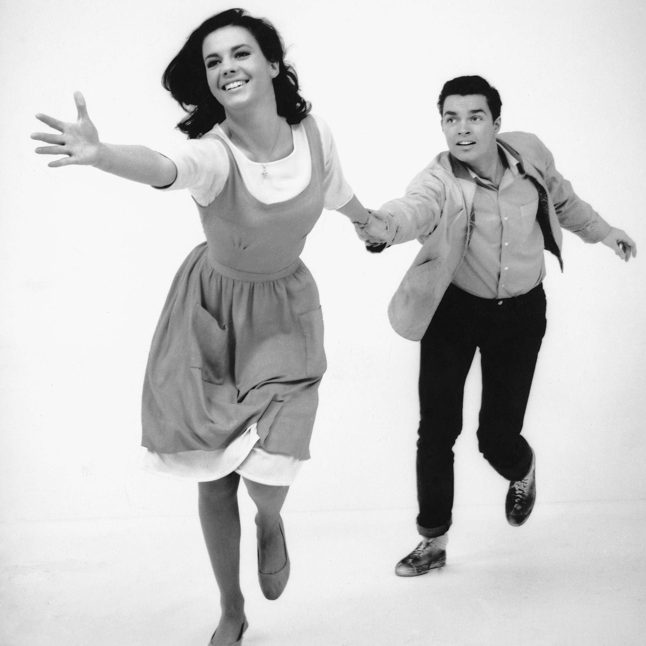 Natalie Wood and Richard Beymer in a publicity still for the original West Side Story, 1961