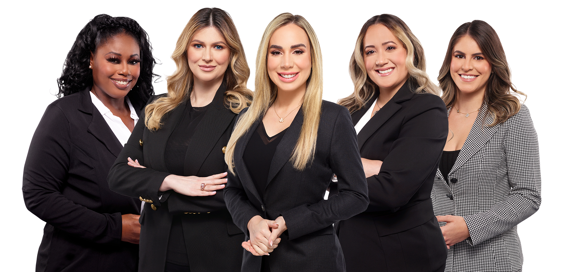 Jany Martinez-Ward, Esq, of The Ward Law Group and just some of the team of great women she works with