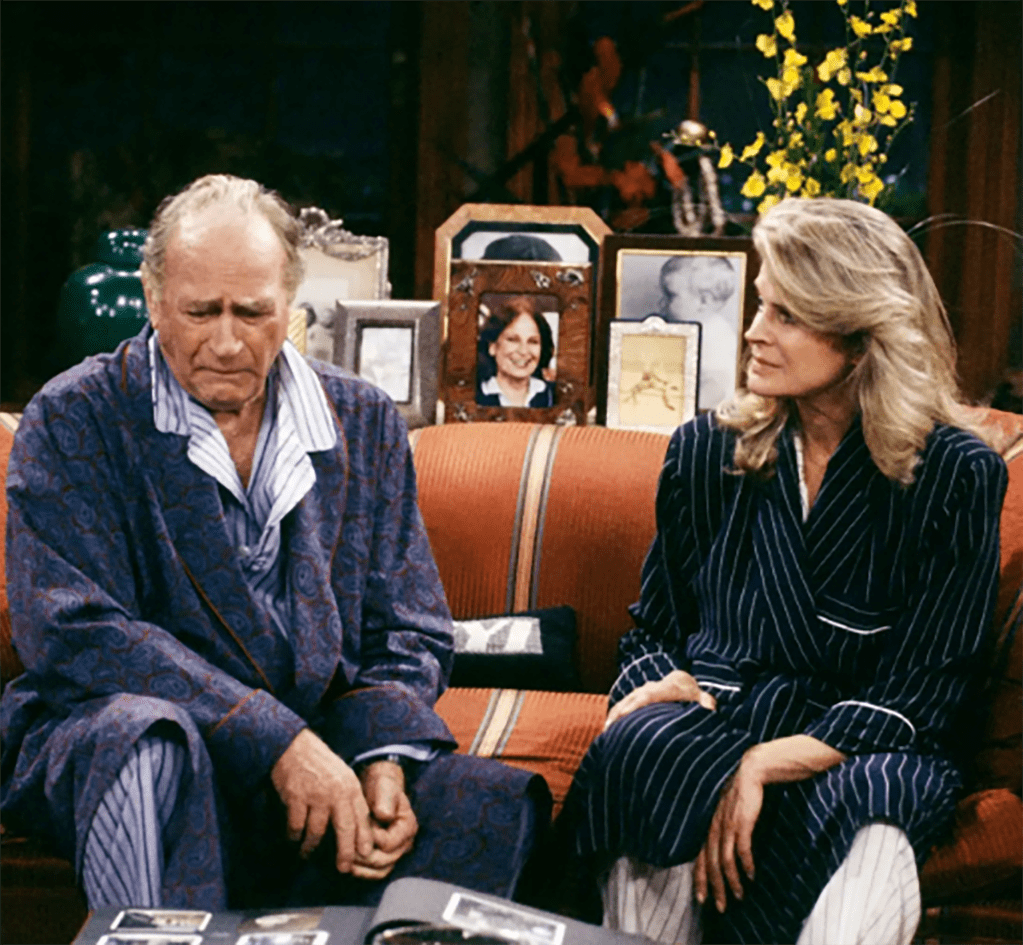 Candice Bergen's Murphy Brown with her estranged father
