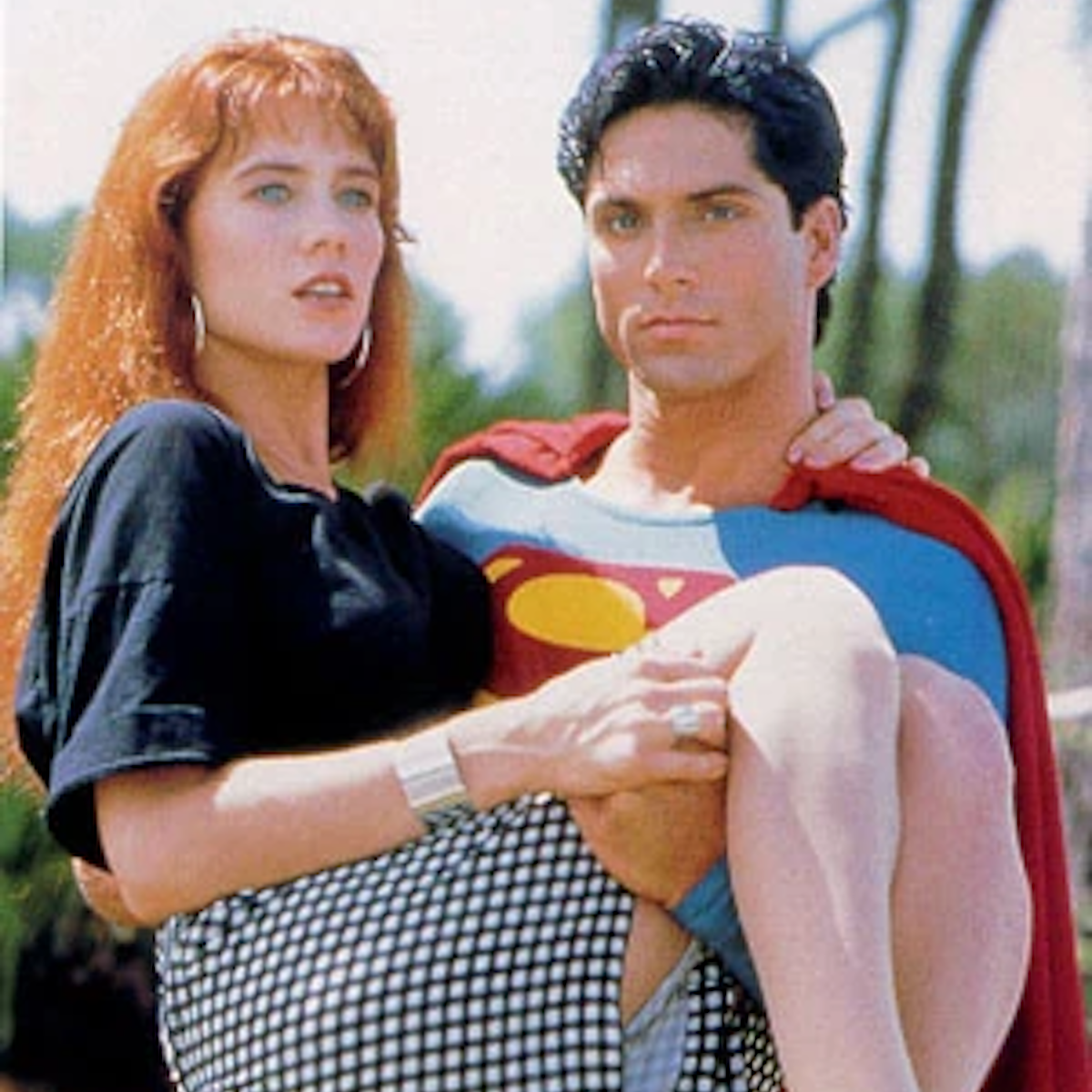 Stacy Haiduk as Lana Lane on Superboy, 1980s
